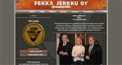 Desktop Screenshot of pekkajerkku.fi